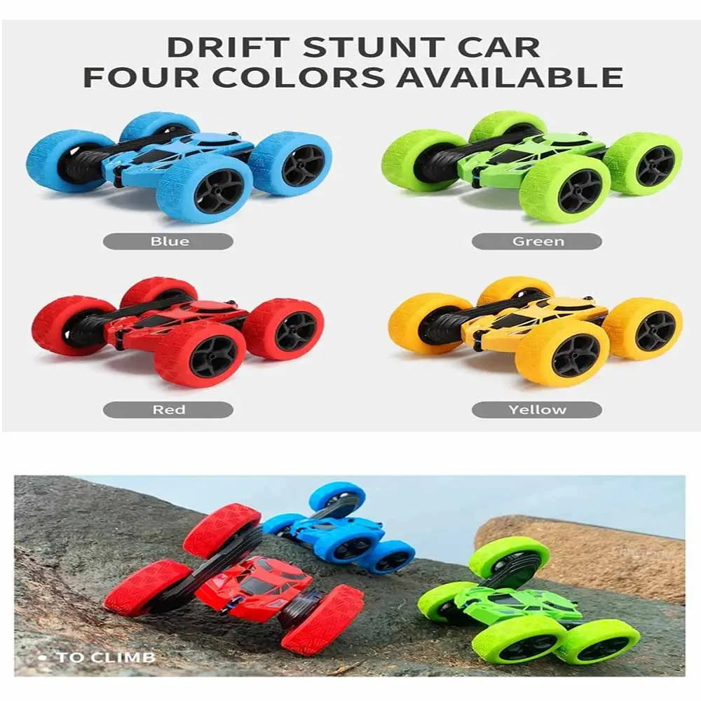 Rc Stunt Car Kids Double Sided Flip Remote Control Cars 2.4G High Speed 360°