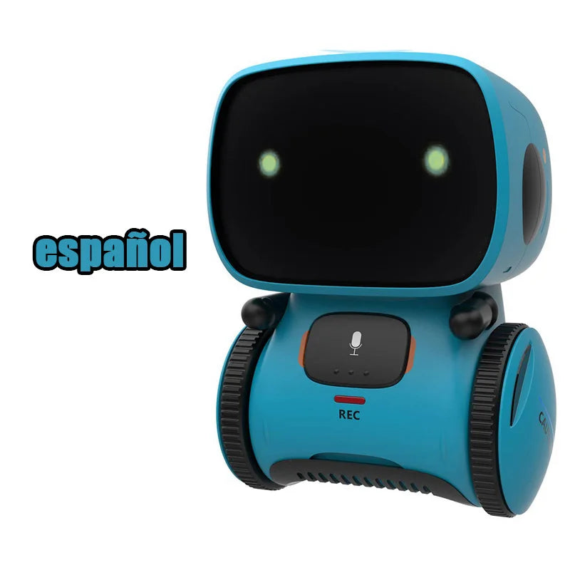 Toy Robot Intelligent Robots Russian & English & Spanish Version Voice & Touch control.