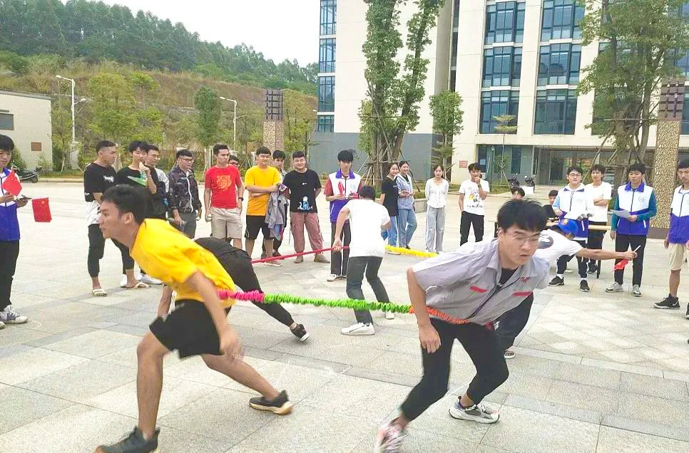 Outdoor Games Team Building Develop Sport Entertainment Toys Children Elasticity Rope Circle Running Push for Kids Sensory Rope
