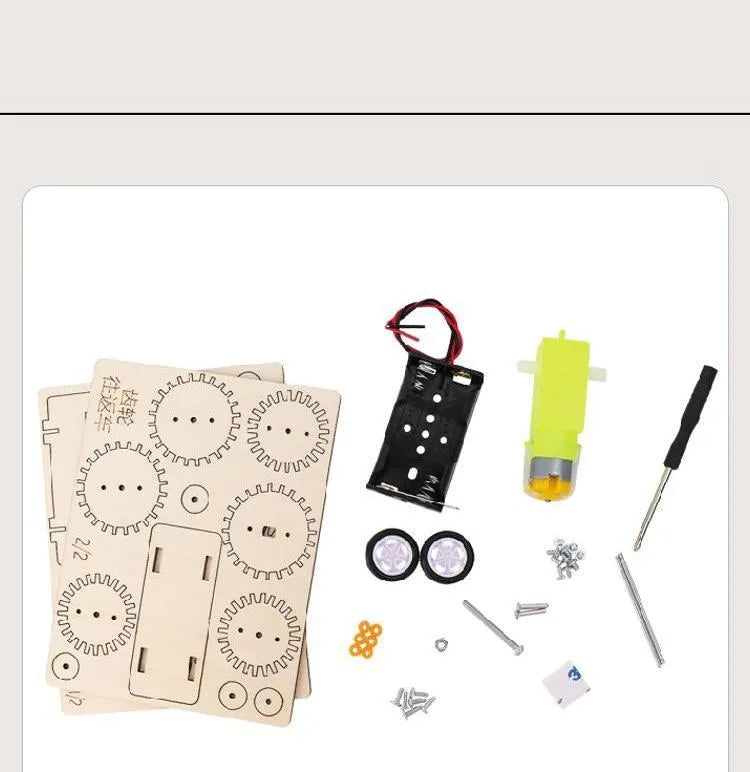 3D wooden DIY science toys, children's DIY assembly models by hand, educational science experiment toys and children's gifts