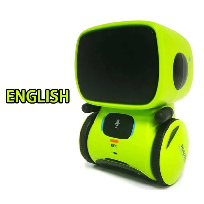 Toy Robot Intelligent Robots Russian & English & Spanish Version Voice & Touch control.