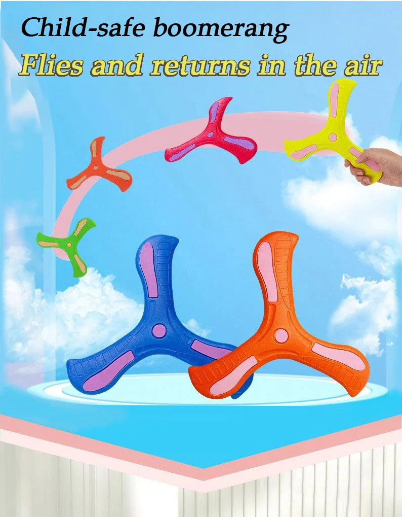 Outdoor Vacation Sports Stress Relief Toys Clover Boomerang Game Parents-Children Interactive Holiday Gifts
