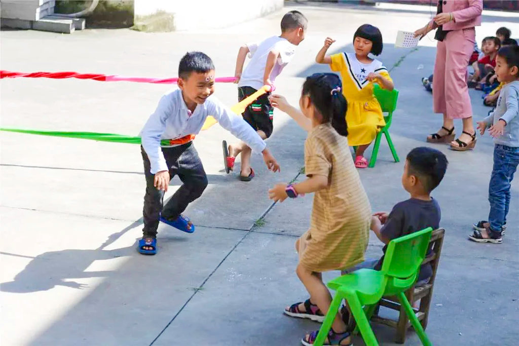 Outdoor Games Team Building Develop Sport Entertainment Toys Children Elasticity Rope Circle Running Push for Kids Sensory Rope