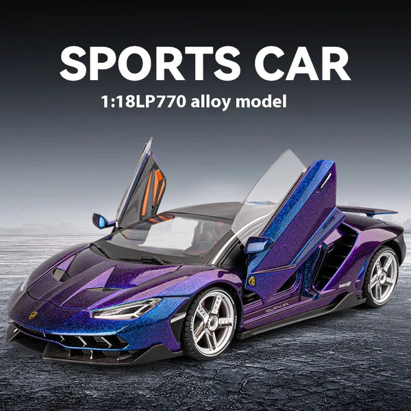 Lamborghini Vehicle Toy Models Boy Toys Car Model With Lights and Sound Effects Suitable for Indoor Ornaments