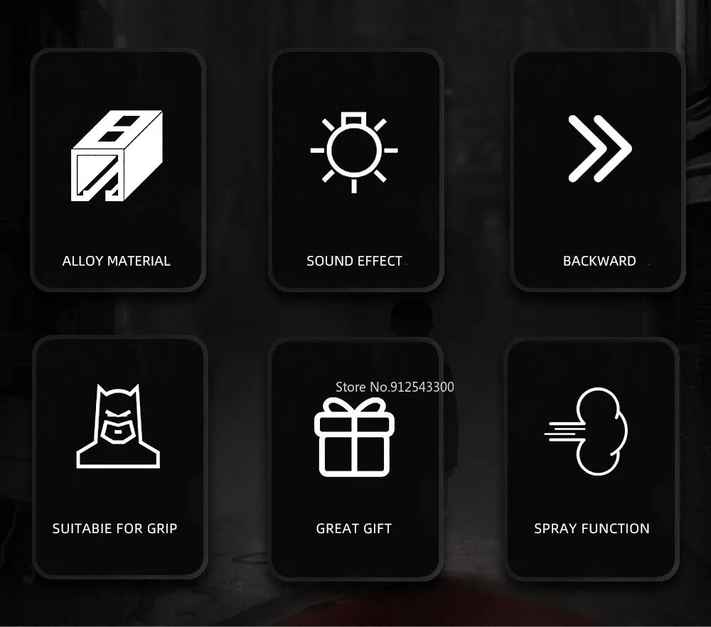 Batmobile Car Model Toy The Dark Knight Trilogy Sound Light Sliding Spray Alloy Vehicle Models Ornaments Gifts