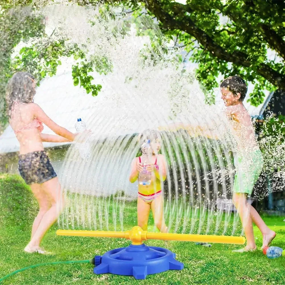 Water Sprinkler Toys for Children Outdoor Garden Backyard Lawn 360 Degree Rotating Sprinkler Water Toy Party Game Kids Spray Toy