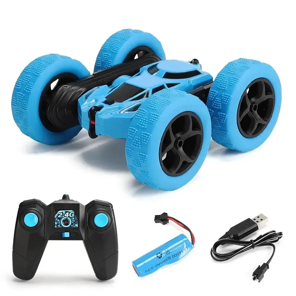 Rc Stunt Car Kids Double Sided Flip Remote Control Cars 2.4G High Speed 360°