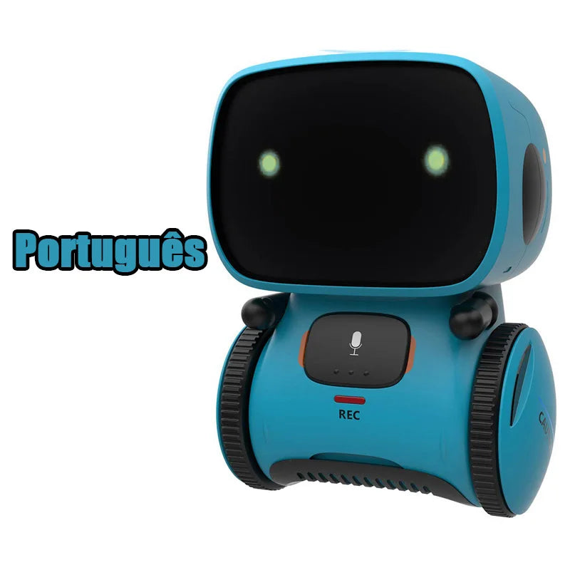 Toy Robot Intelligent Robots Russian & English & Spanish Version Voice & Touch control.