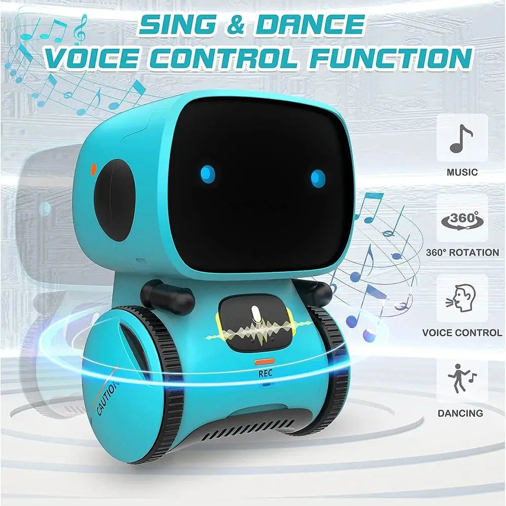 Toy Robot Intelligent Robots Russian & English & Spanish Version Voice & Touch control.