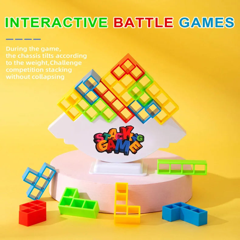 Balance Stacking Board Games Buliding Blocks Adults Kids Tower Block Bricks Toys For Boys Girls Puzzle.