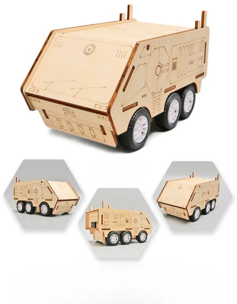 3D wooden DIY science toys, children's DIY assembly models by hand, educational science experiment toys and children's gifts