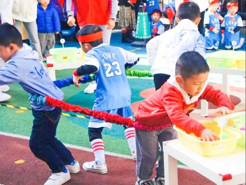 Outdoor Games Team Building Develop Sport Entertainment Toys Children Elasticity Rope Circle Running Push for Kids Sensory Rope