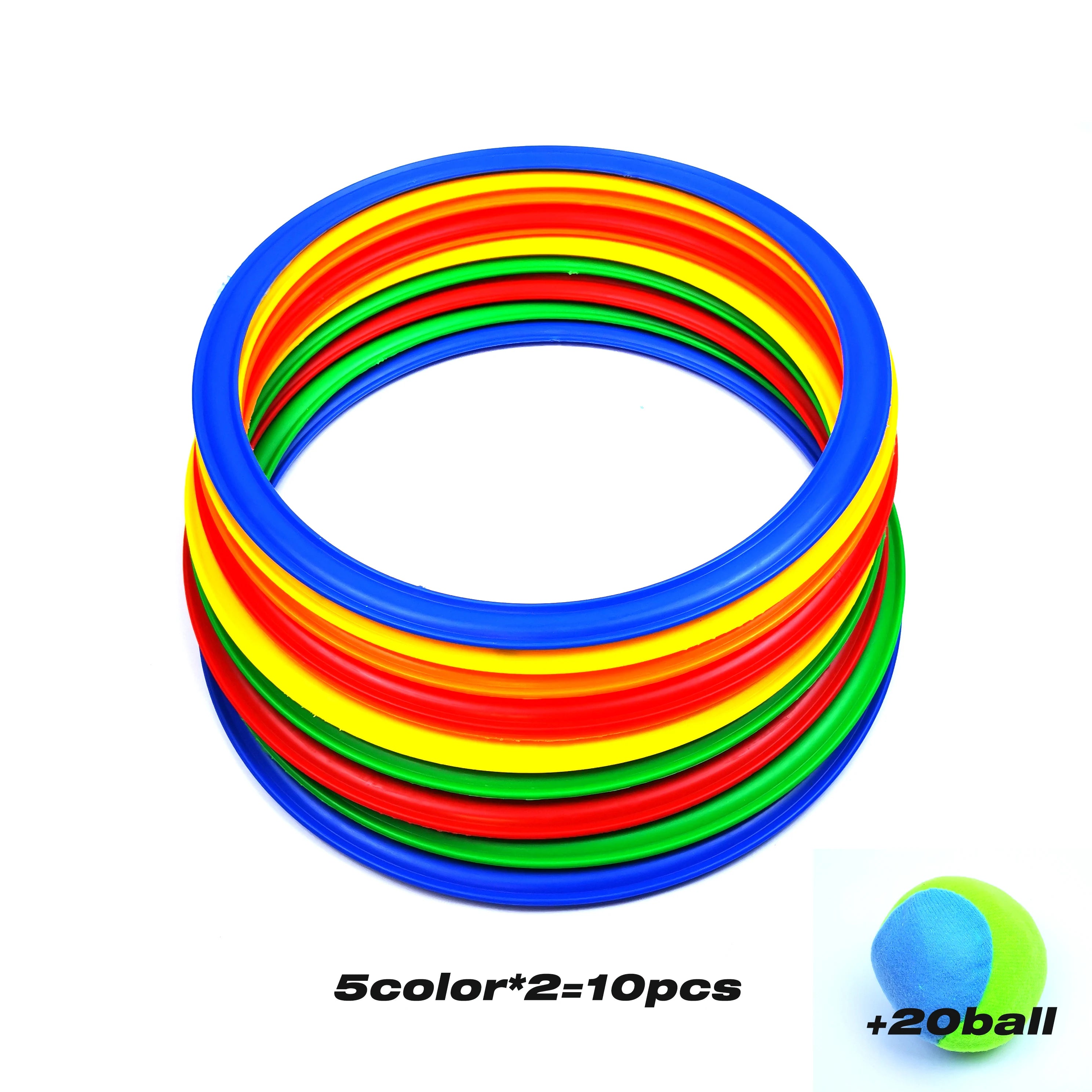 Outdoor Games Team Building Develop Sport Entertainment Toys Children Elasticity Rope Circle Running Push for Kids Sensory Rope