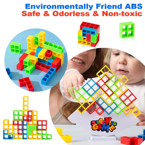 Balance Stacking Board Games Buliding Blocks Adults Kids Tower Block Bricks Toys For Boys Girls Puzzle.