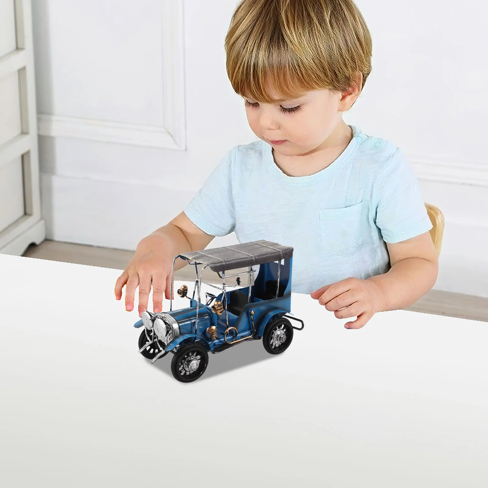 Handcraft Vehicle Toys Car Model Metal European Style Decor Vintage Iron