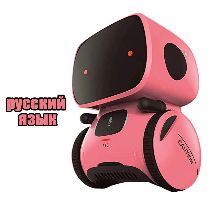 Toy Robot Intelligent Robots Russian & English & Spanish Version Voice & Touch control.