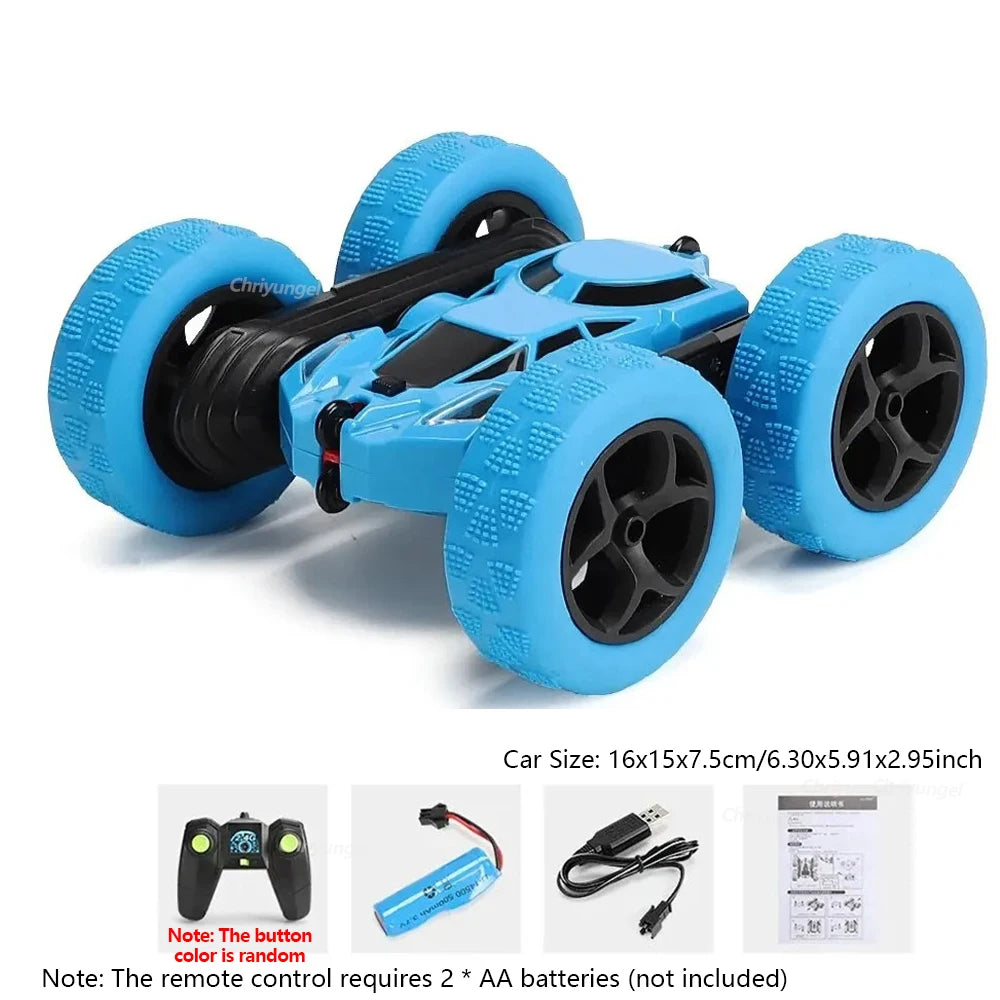 Rc Stunt Car Kids Double Sided Flip Remote Control Cars 2.4G High Speed 360°