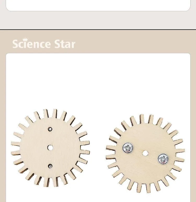 3D wooden DIY science toys, children's DIY assembly models by hand, educational science experiment toys and children's gifts