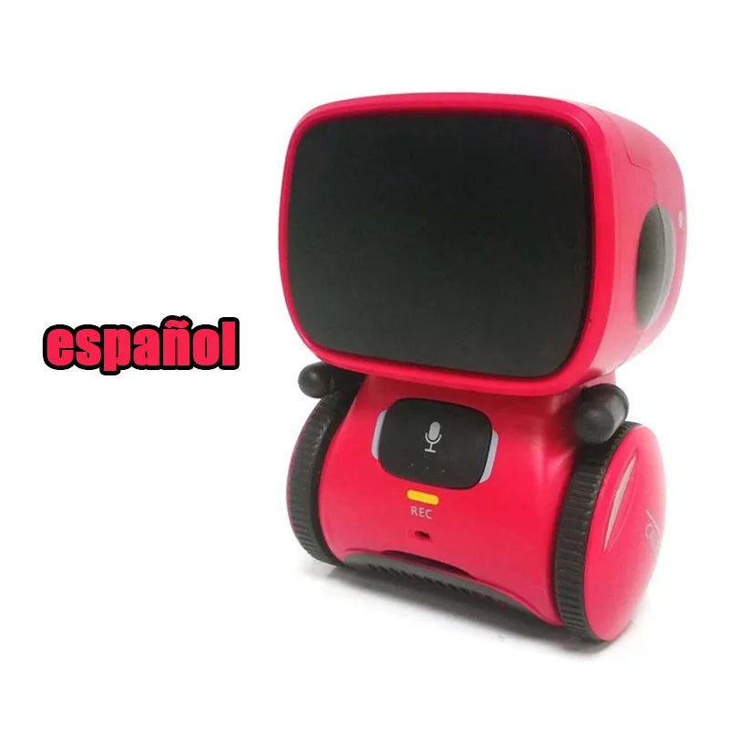 Toy Robot Intelligent Robots Russian & English & Spanish Version Voice & Touch control.
