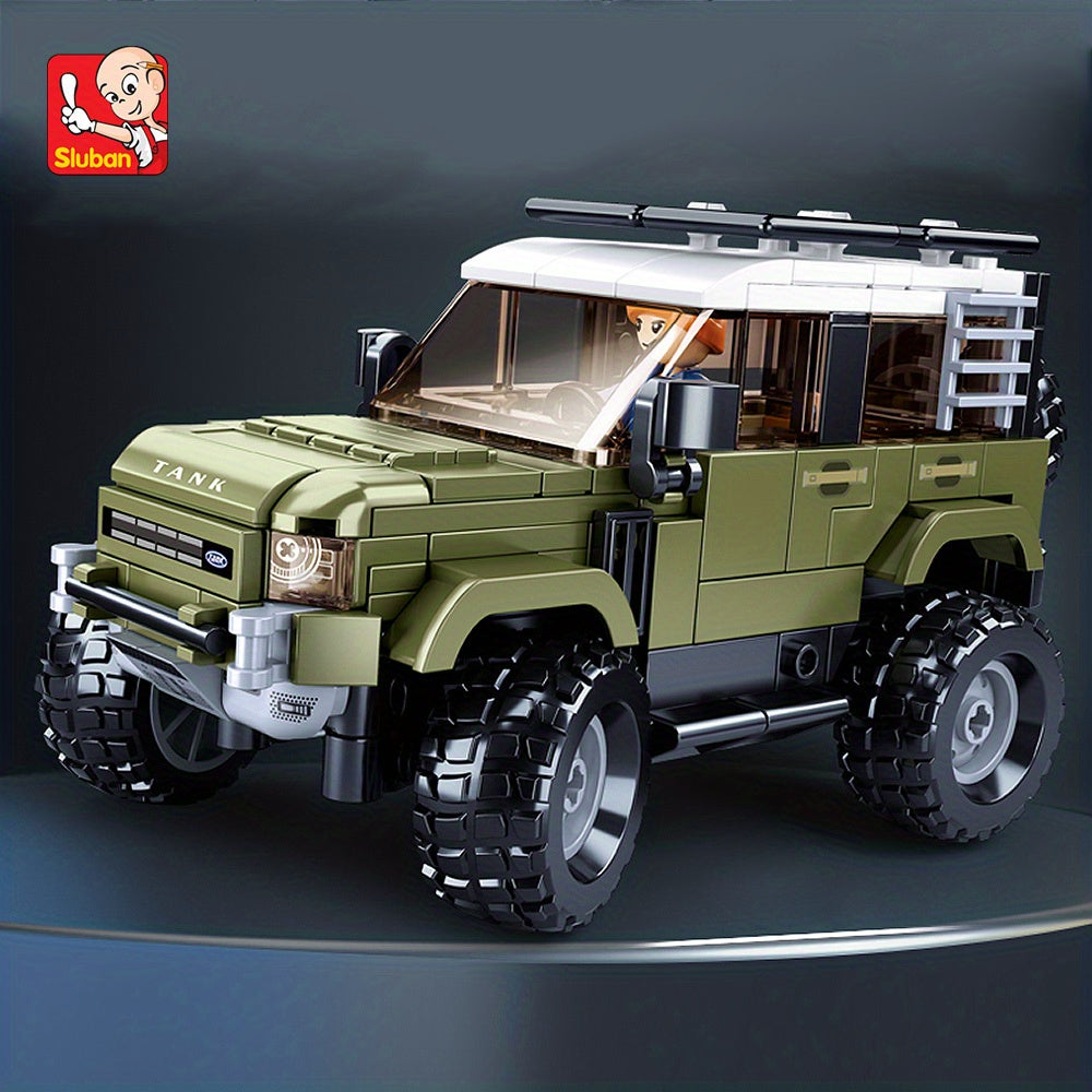 Car Model Building Block Toys, Sport Utility Vehicle Model Creative DIY Toy Assembled Building Blocks Kit, Gifts