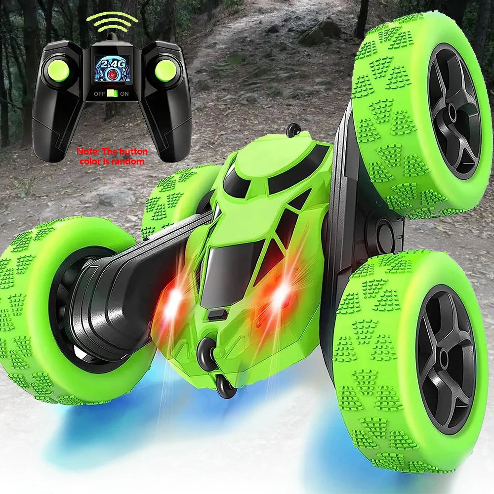 Rc Stunt Car Kids Double Sided Flip Remote Control Cars 2.4G High Speed 360°