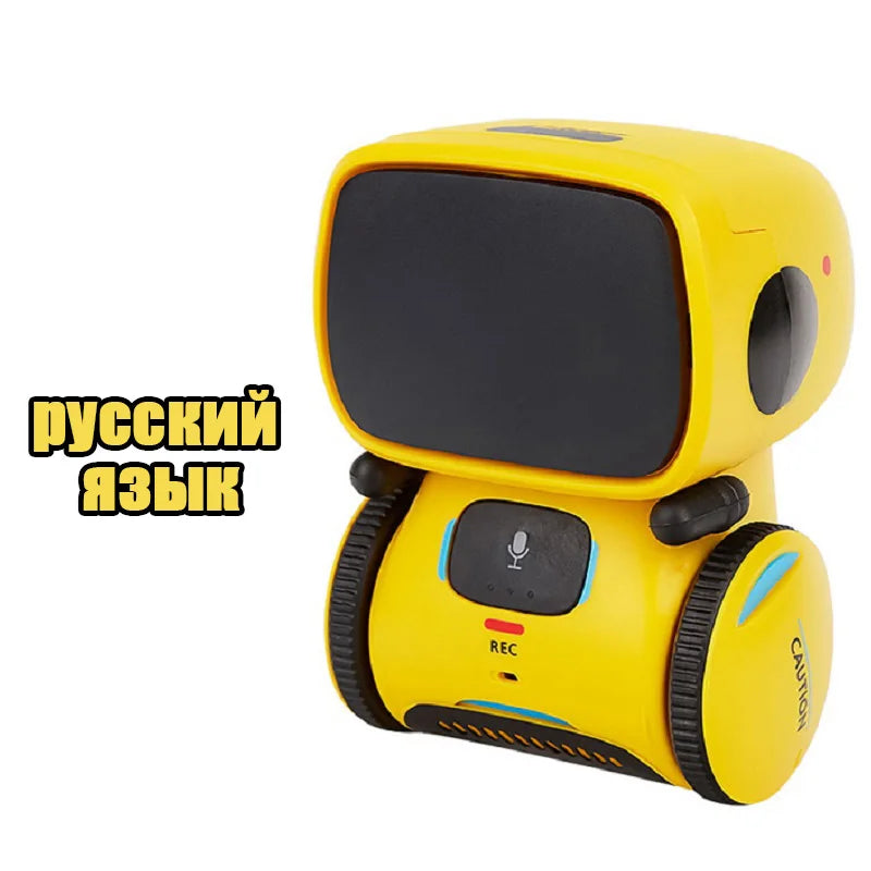 Toy Robot Intelligent Robots Russian & English & Spanish Version Voice & Touch control.