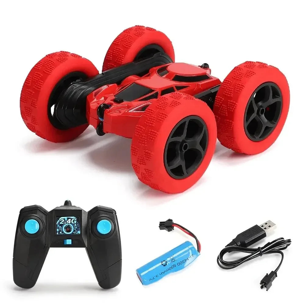 Rc Stunt Car Kids Double Sided Flip Remote Control Cars 2.4G High Speed 360°