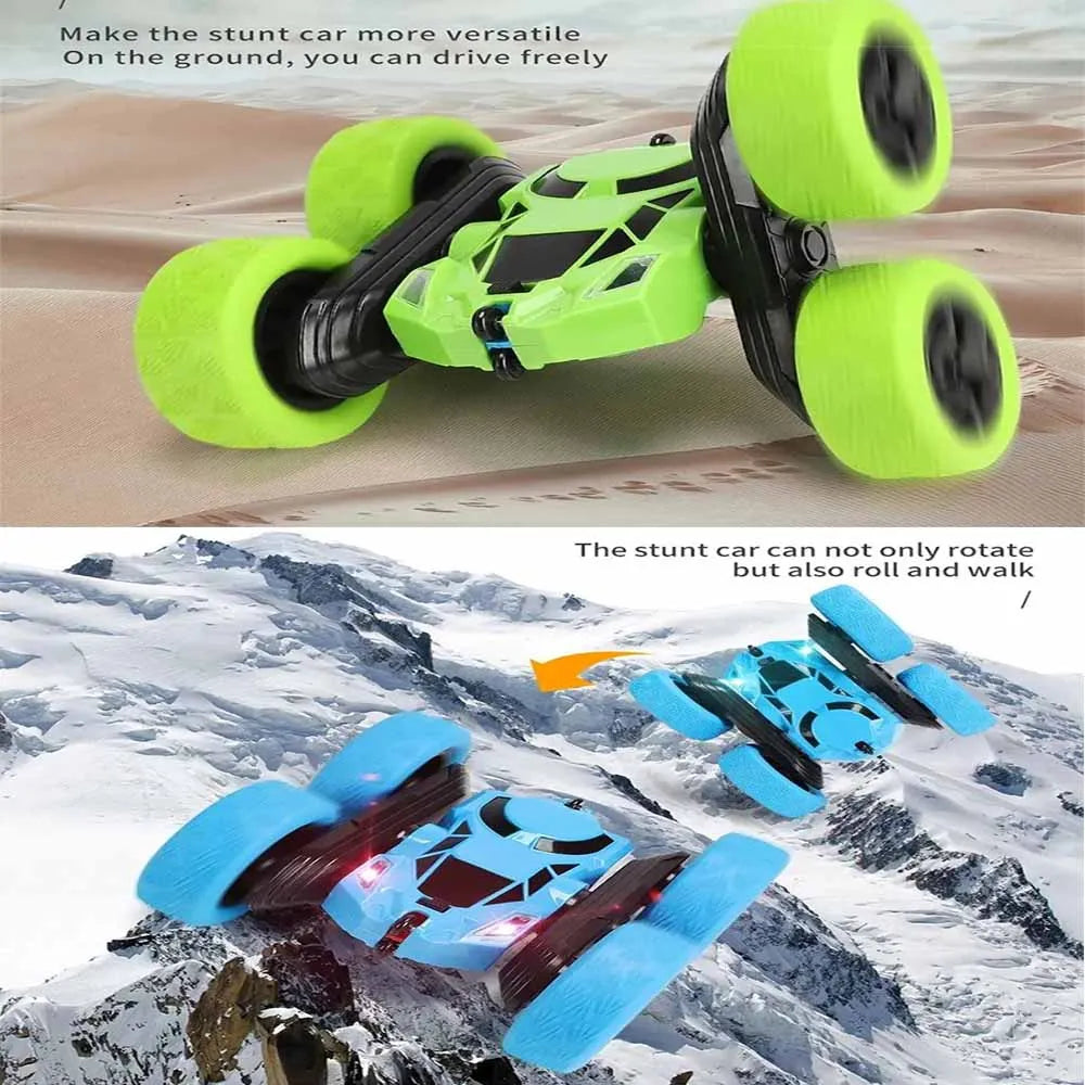 Rc Stunt Car Kids Double Sided Flip Remote Control Cars 2.4G High Speed 360°