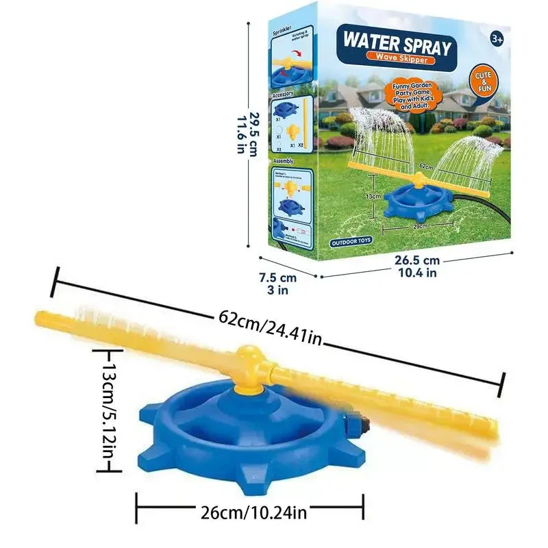 Water Sprinkler Toys for Children Outdoor Garden Backyard Lawn 360 Degree Rotating Sprinkler Water Toy Party Game Kids Spray Toy
