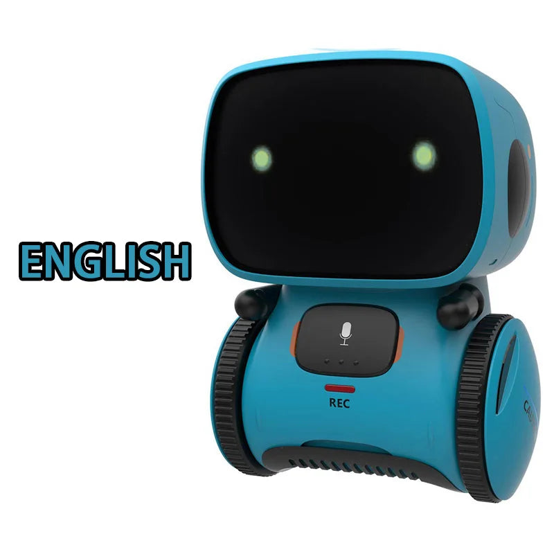 Toy Robot Intelligent Robots Russian & English & Spanish Version Voice & Touch control.