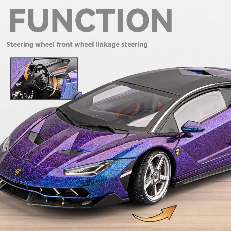 Lamborghini Vehicle Toy Models Boy Toys Car Model With Lights and Sound Effects Suitable for Indoor Ornaments