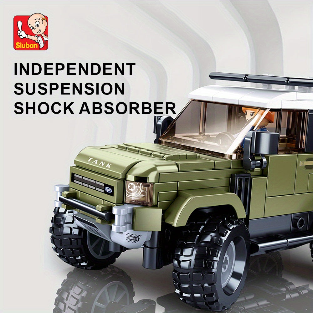Car Model Building Block Toys, Sport Utility Vehicle Model Creative DIY Toy Assembled Building Blocks Kit, Gifts