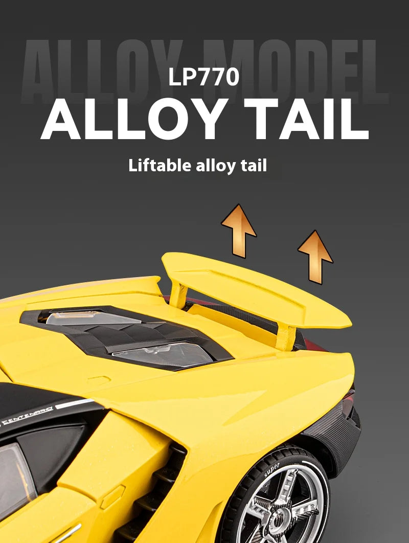Lamborghini Vehicle Toy Models Boy Toys Car Model With Lights and Sound Effects Suitable for Indoor Ornaments