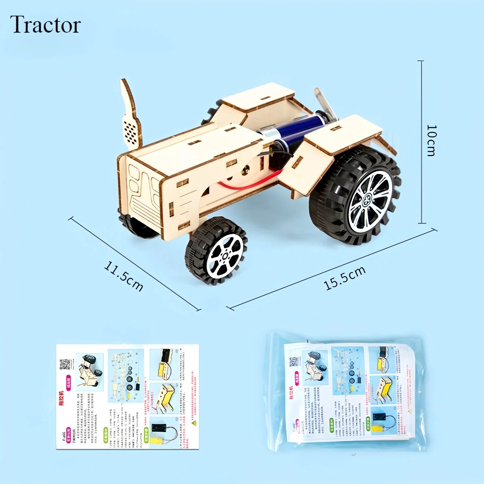 3D wooden DIY science toys, children's DIY assembly models by hand, educational science experiment toys and children's gifts