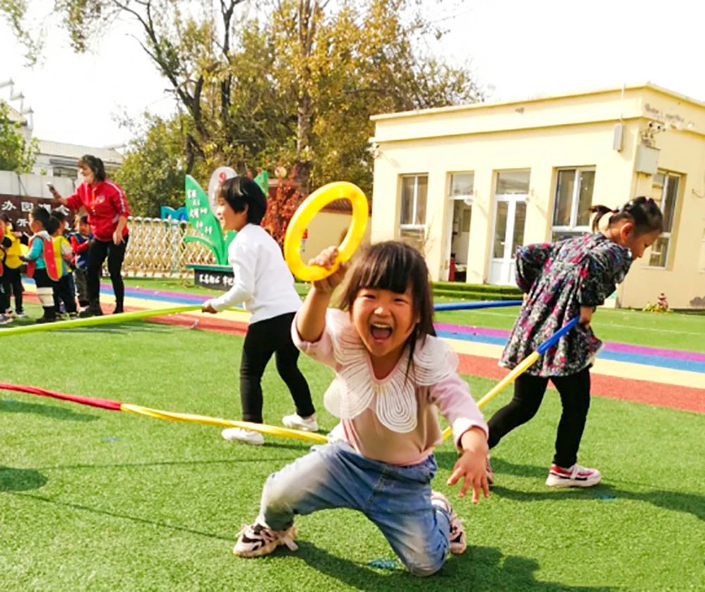 Outdoor Games Team Building Develop Sport Entertainment Toys Children Elasticity Rope Circle Running Push for Kids Sensory Rope
