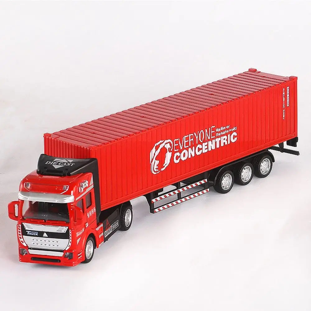 Funny Alloy Transport Vehicle Toy Plastic Model Vehicle Toy Large Truck Toy Kids Toys Birthday Gift