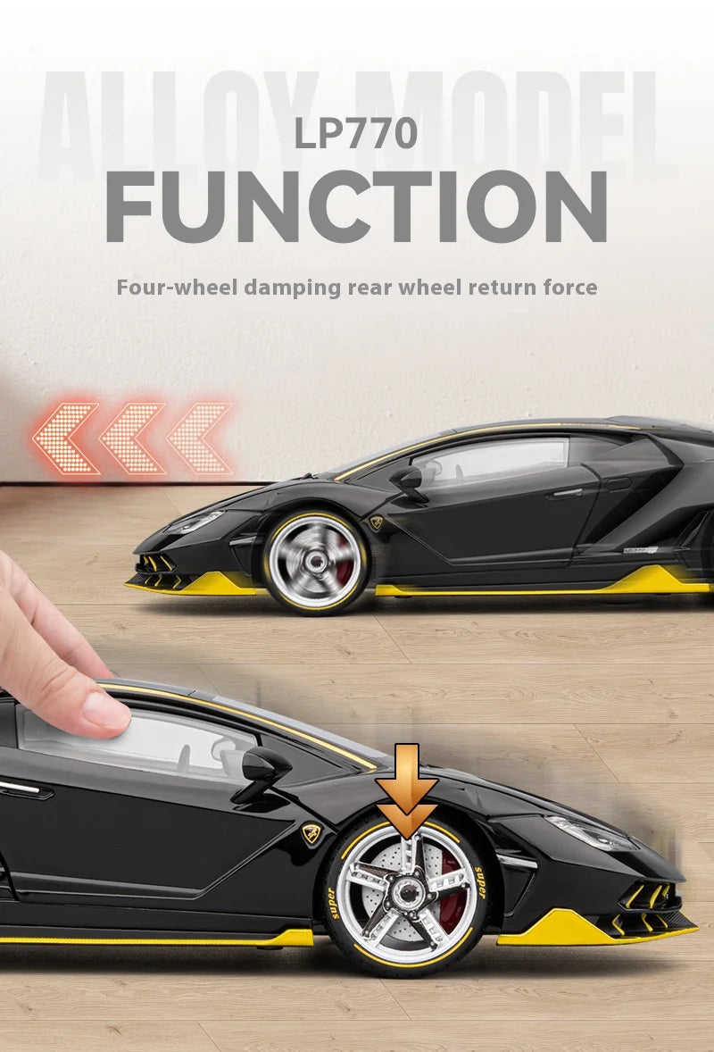Lamborghini Vehicle Toy Models Boy Toys Car Model With Lights and Sound Effects Suitable for Indoor Ornaments