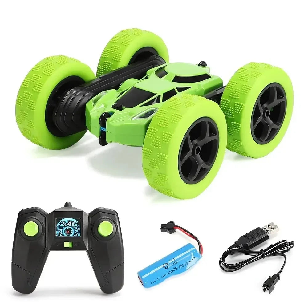 Rc Stunt Car Kids Double Sided Flip Remote Control Cars 2.4G High Speed 360°