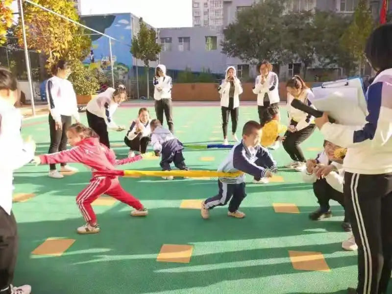 Outdoor Games Team Building Develop Sport Entertainment Toys Children Elasticity Rope Circle Running Push for Kids Sensory Rope