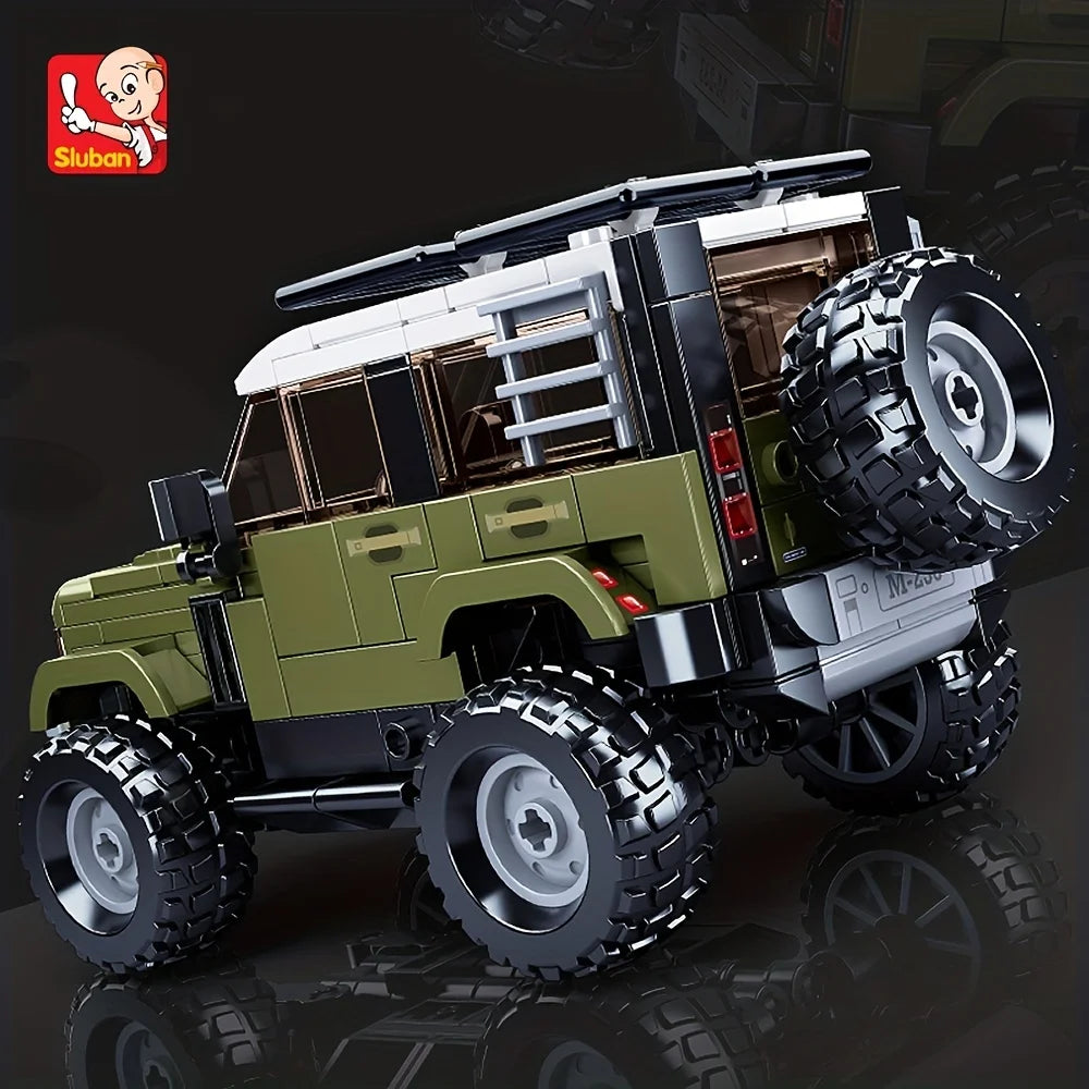 Car Model Building Block Toys, Sport Utility Vehicle Model Creative DIY Toy Assembled Building Blocks Kit, Gifts