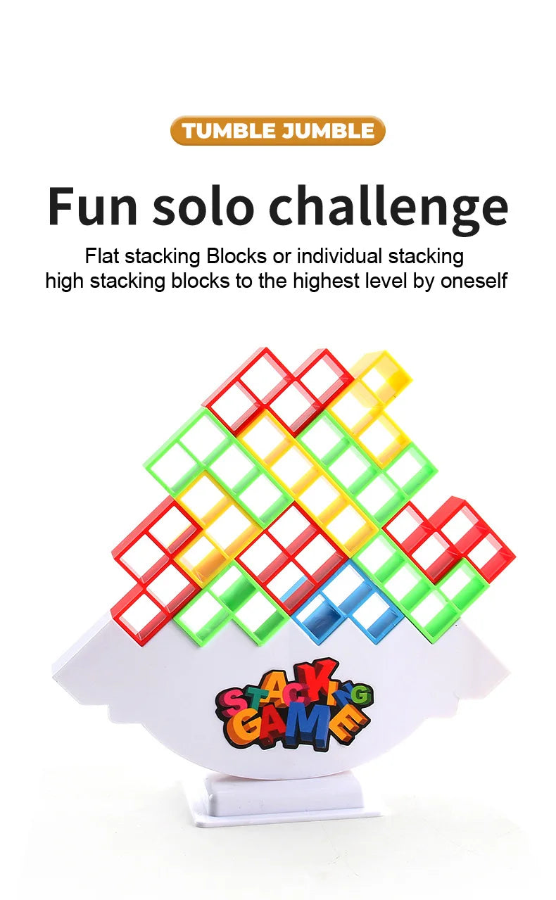Balance Stacking Board Games Buliding Blocks Adults Kids Tower Block Bricks Toys For Boys Girls Puzzle.