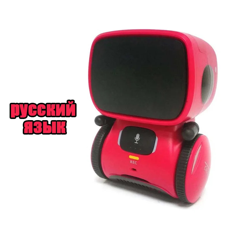 Toy Robot Intelligent Robots Russian & English & Spanish Version Voice & Touch control.