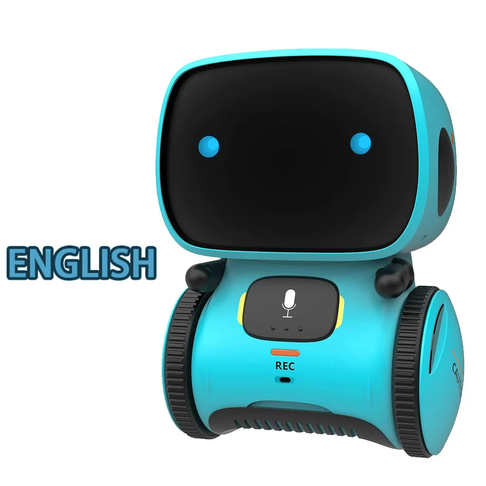 Toy Robot Intelligent Robots Russian & English & Spanish Version Voice & Touch control.