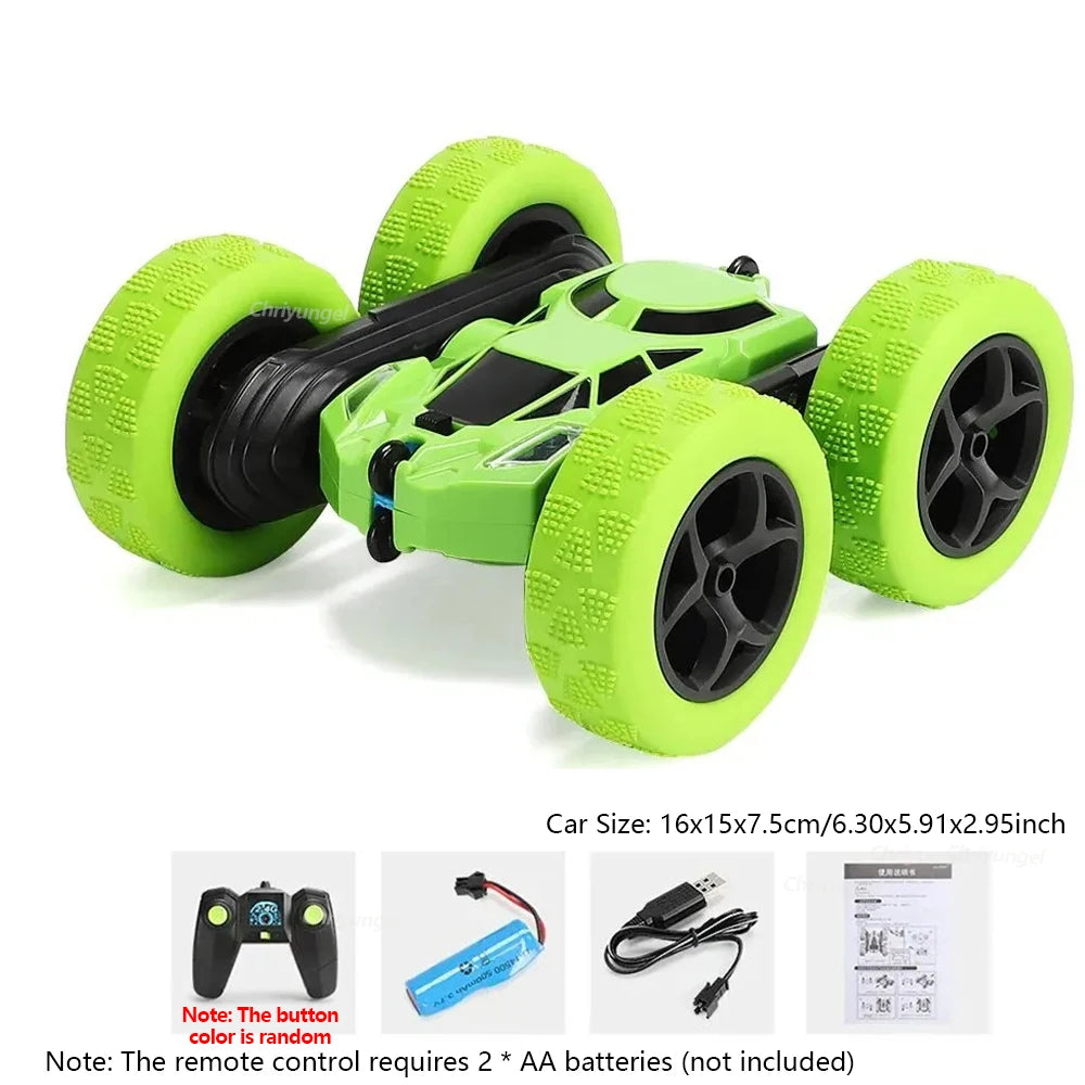 Rc Stunt Car Kids Double Sided Flip Remote Control Cars 2.4G High Speed 360°