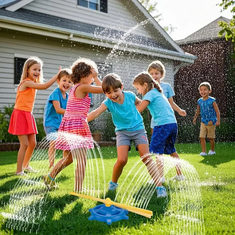 Water Sprinkler Toys for Children Outdoor Garden Backyard Lawn 360 Degree Rotating Sprinkler Water Toy Party Game Kids Spray Toy
