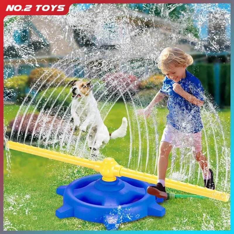 Water Sprinkler Toys for Children Outdoor Garden Backyard Lawn 360 Degree Rotating Sprinkler Water Toy Party Game Kids Spray Toy