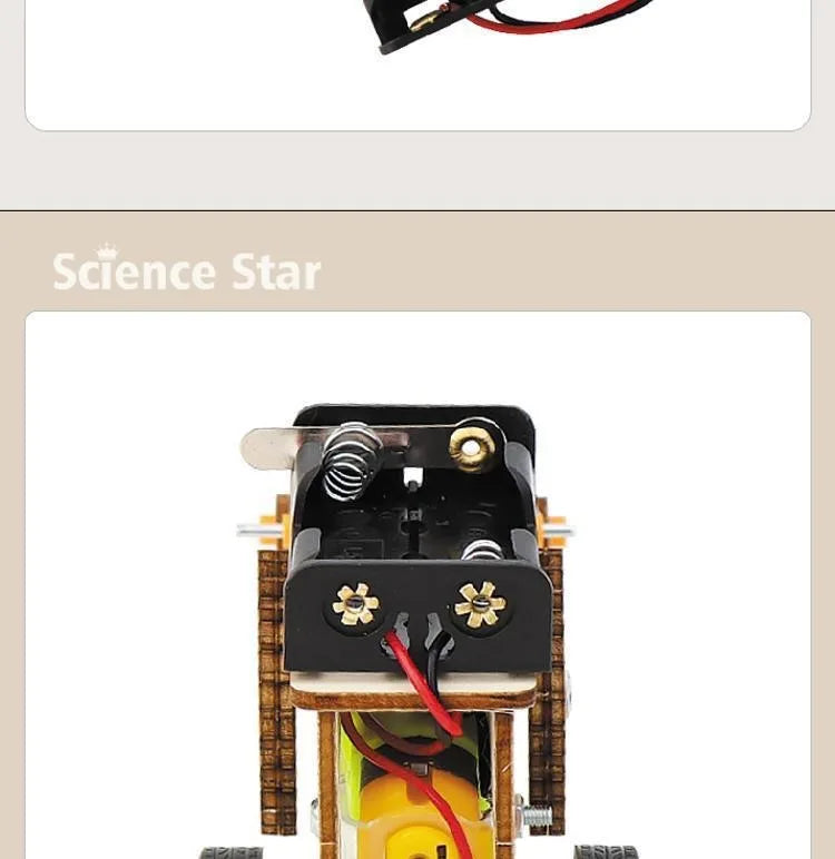3D wooden DIY science toys, children's DIY assembly models by hand, educational science experiment toys and children's gifts