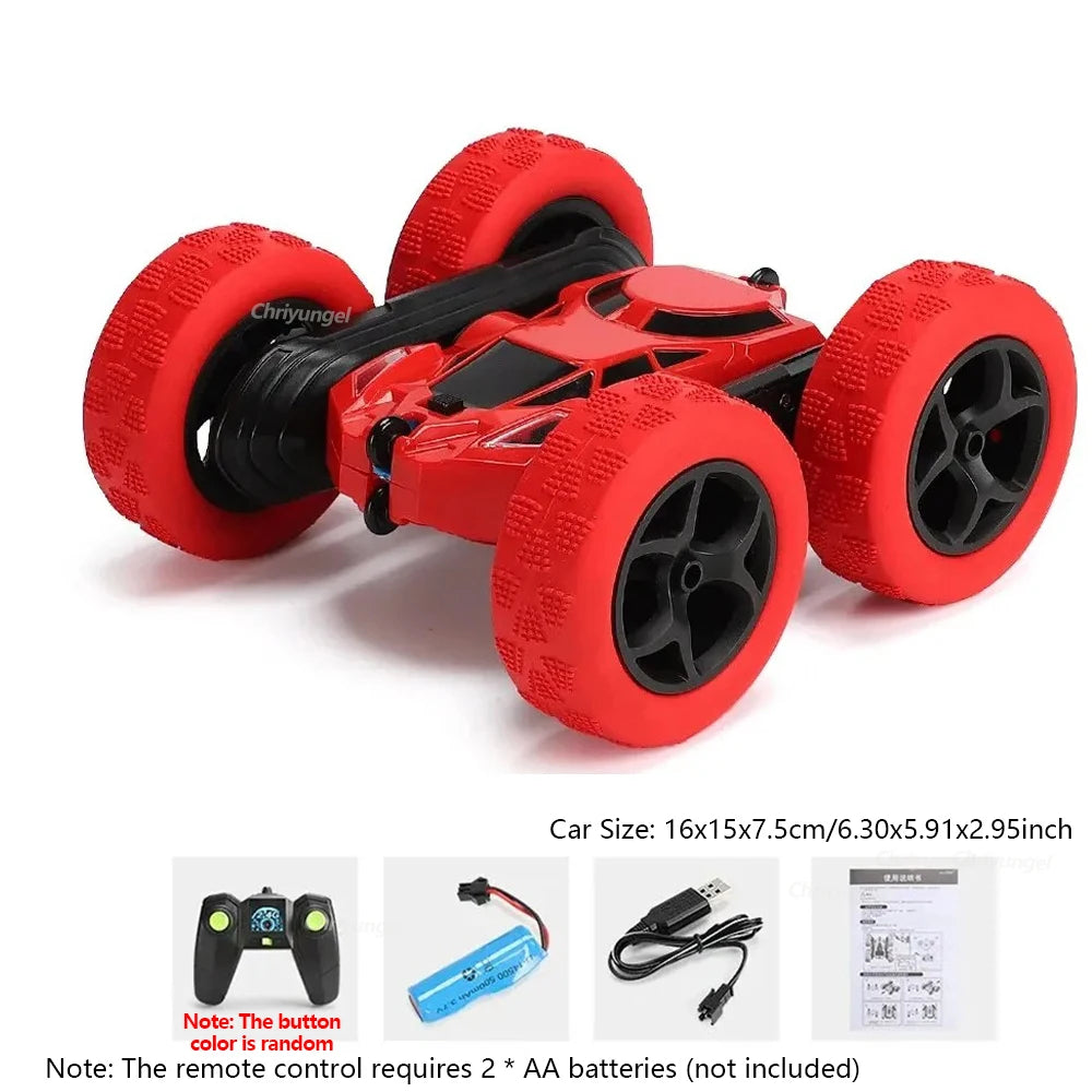 Rc Stunt Car Kids Double Sided Flip Remote Control Cars 2.4G High Speed 360°