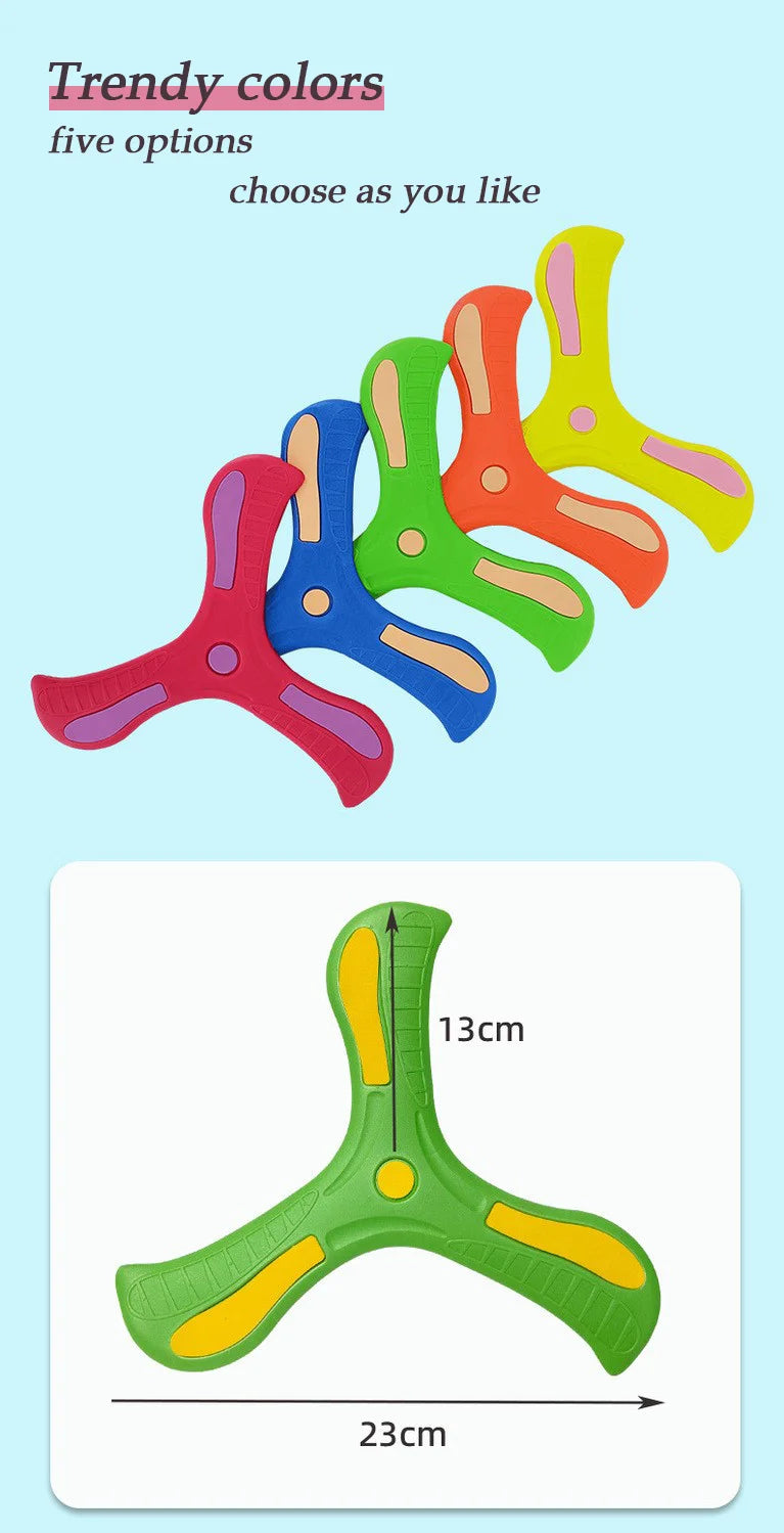 Outdoor Vacation Sports Stress Relief Toys Clover Boomerang Game Parents-Children Interactive Holiday Gifts