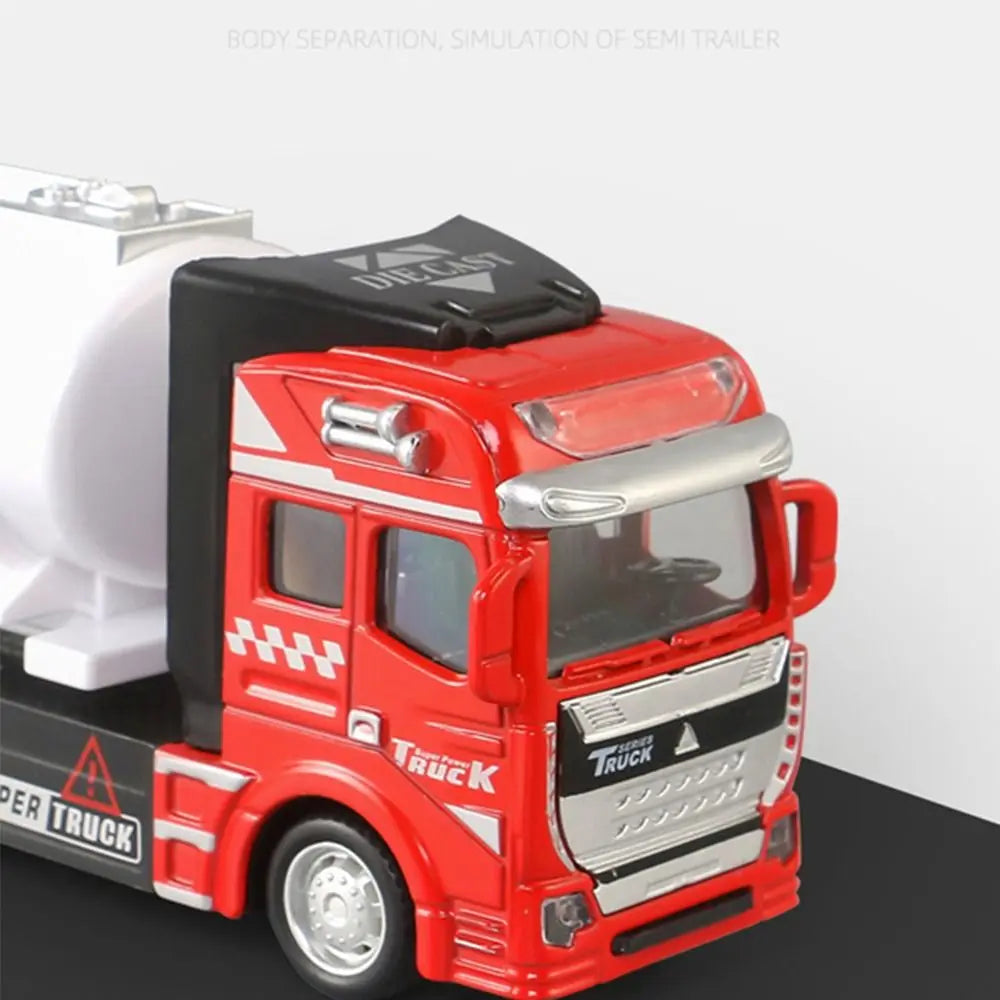 Funny Alloy Transport Vehicle Toy Plastic Model Vehicle Toy Large Truck Toy Kids Toys Birthday Gift